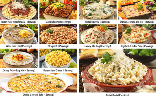 60 Serving Entree Bucket 17 lbs Pouches - BeReadyFoods.com