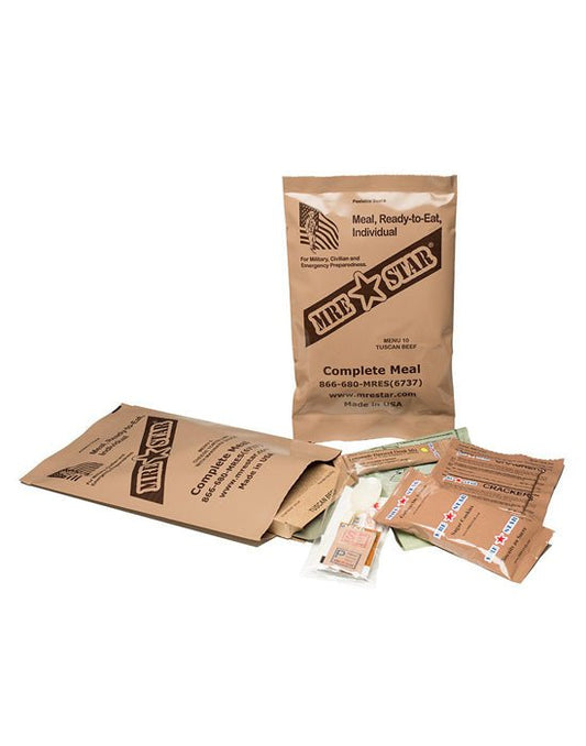 Case of 12 Complete MRE Meals with Heaters (Store Pickup Only) - BeReadyFoods.com