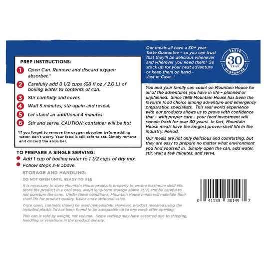 Mountain House Beef Stroganoff FD 21.2 oz #10 - BeReadyFoods.com