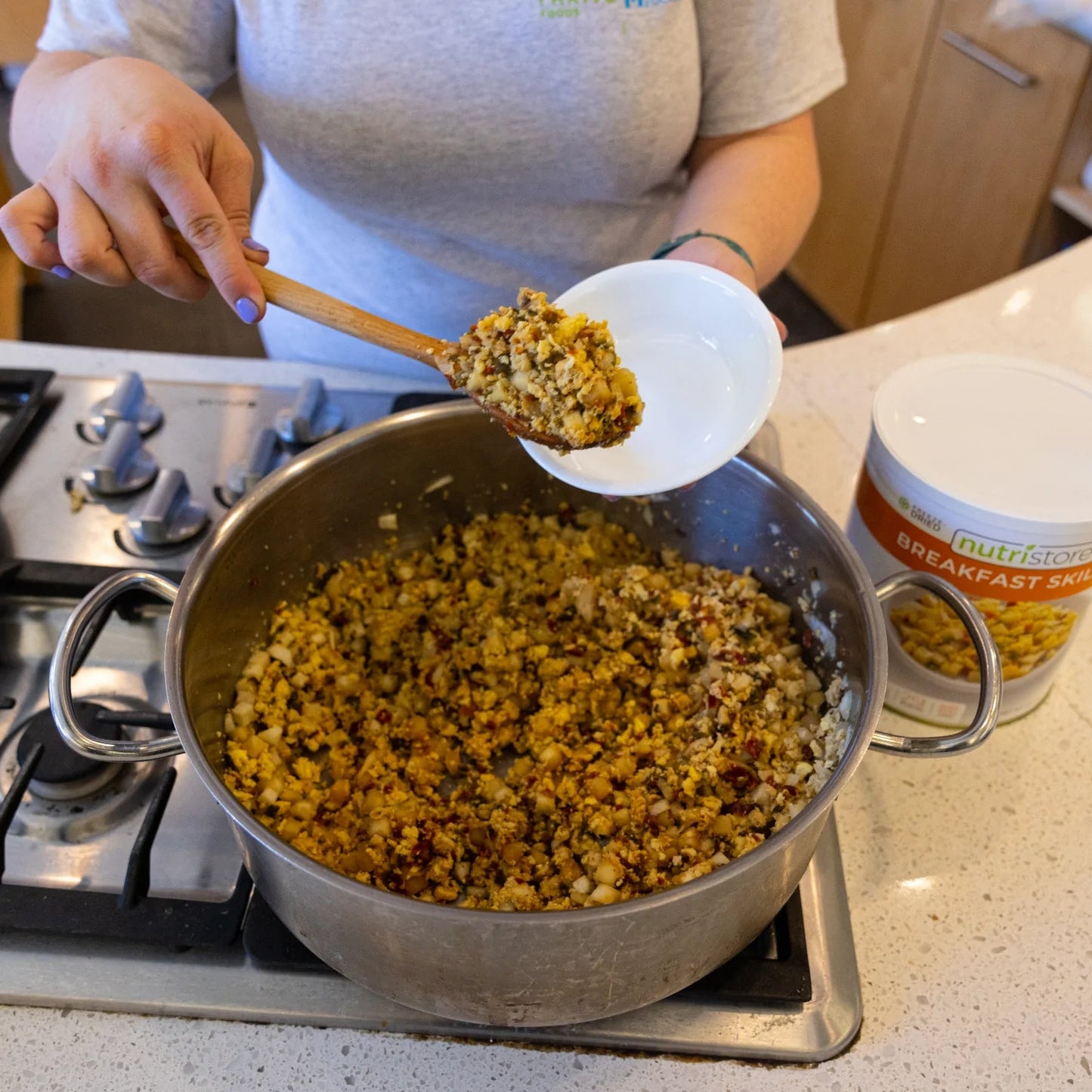 NutriStore Breakfast Skillet 13.4 oz #10 - BeReadyFoods.com