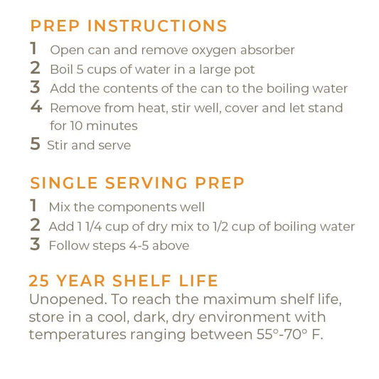 NutriStore Breakfast Skillet 13.4 oz #10 - BeReadyFoods.com