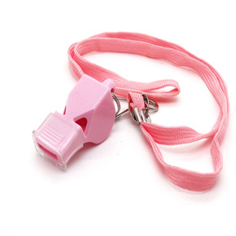 Light Pink Whistle with Lanyard 