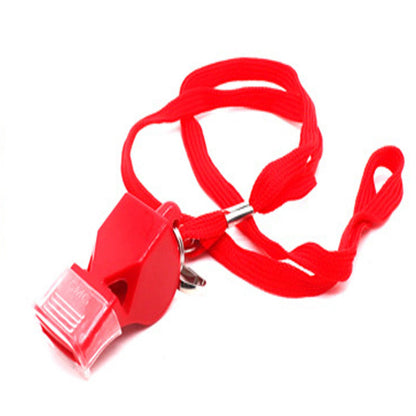 Red Whistle with Lanyard 