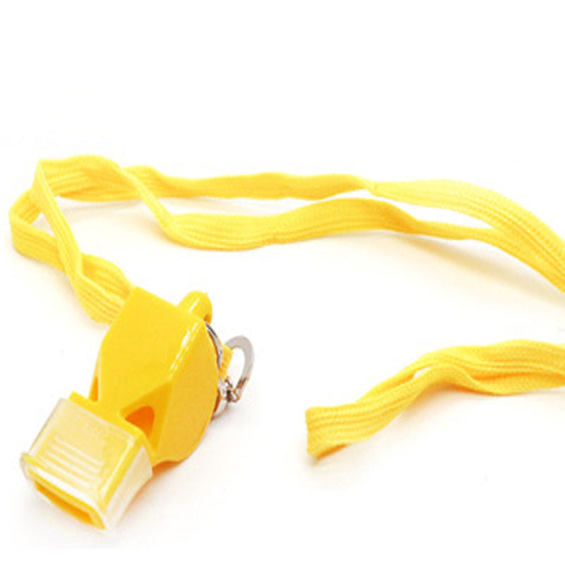 Yellow Whistle with Lanyard 