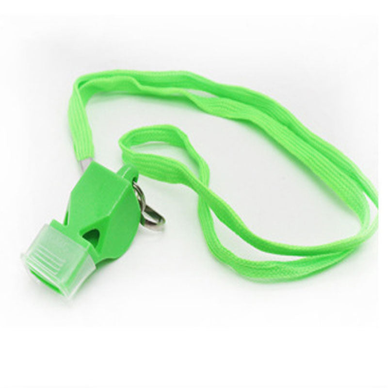 Green Whistle with Lanyard 