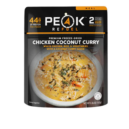 Freeze Dried Chicken Coconut Curry 5.36 oz. Pouch PEAK