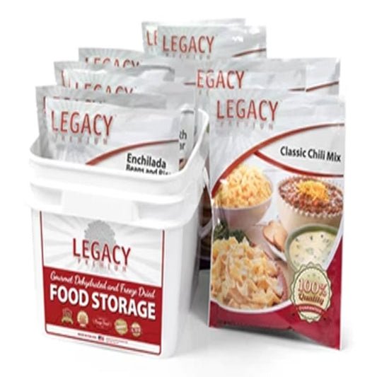 32 Serving Gluten Free 72 Hour Emergency Food Kit Bucket 9 lbs Pouches - BeReadyFoods.com