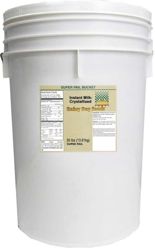 5 Gallon SP Milk Instant 25 lbs (Store Pickup Only) - BeReadyFoods.com