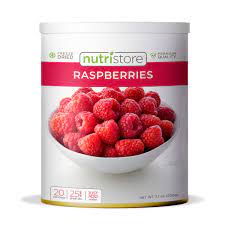 NutriStore Freeze Dried Raspberries #10 18.3 oz Nutristore