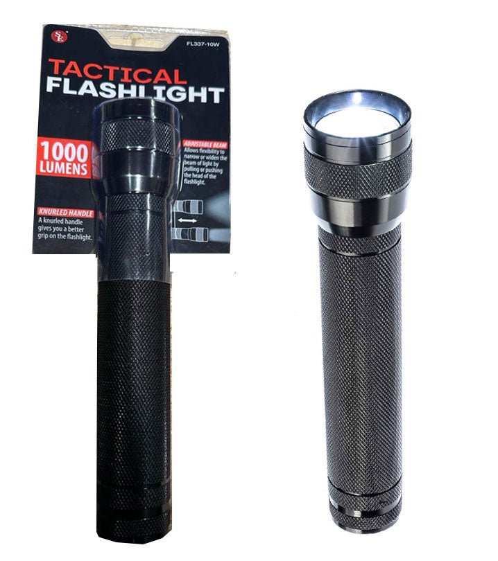 Battery & USB Rechargeable Adjustable Beam Flashlight 2000 Lumens - BeReadyFoods.com