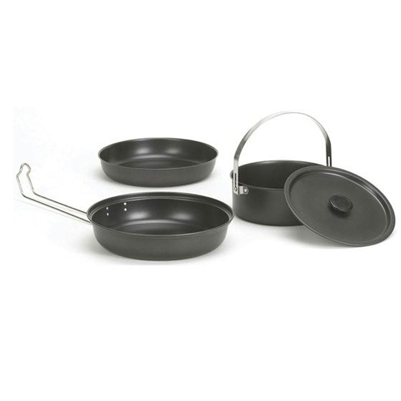 Black Granite Steel Cook Set / Mess Kit - BeReadyFoods.com