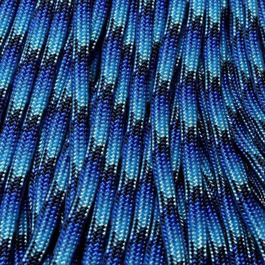 Blue Blend 550 Paracord 100 feet Made in USA - BeReadyFoods.com