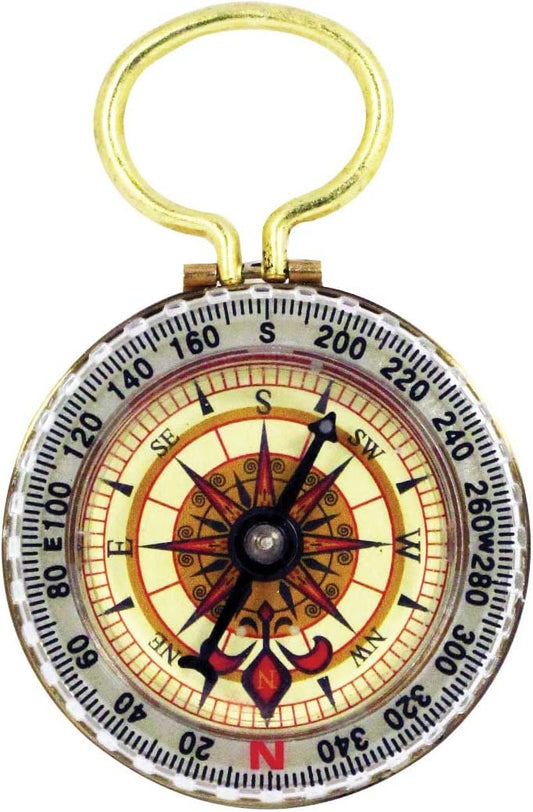 Brass Glow In the Dark Compass - BeReadyFoods.com