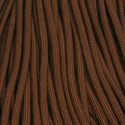 Chocolate Brown (Espresso) 550 Paracord 100 feet Made in USA - BeReadyFoods.com