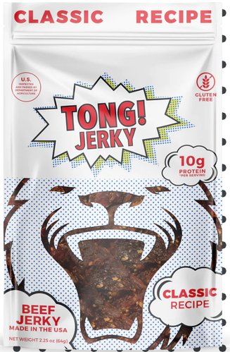 Classic Beef Jerky by TONG 2.25oz Bog - BeReadyFoods.com