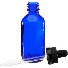 Cobalt Blue 2oz. Dropper Bottle - BeReadyFoods.com