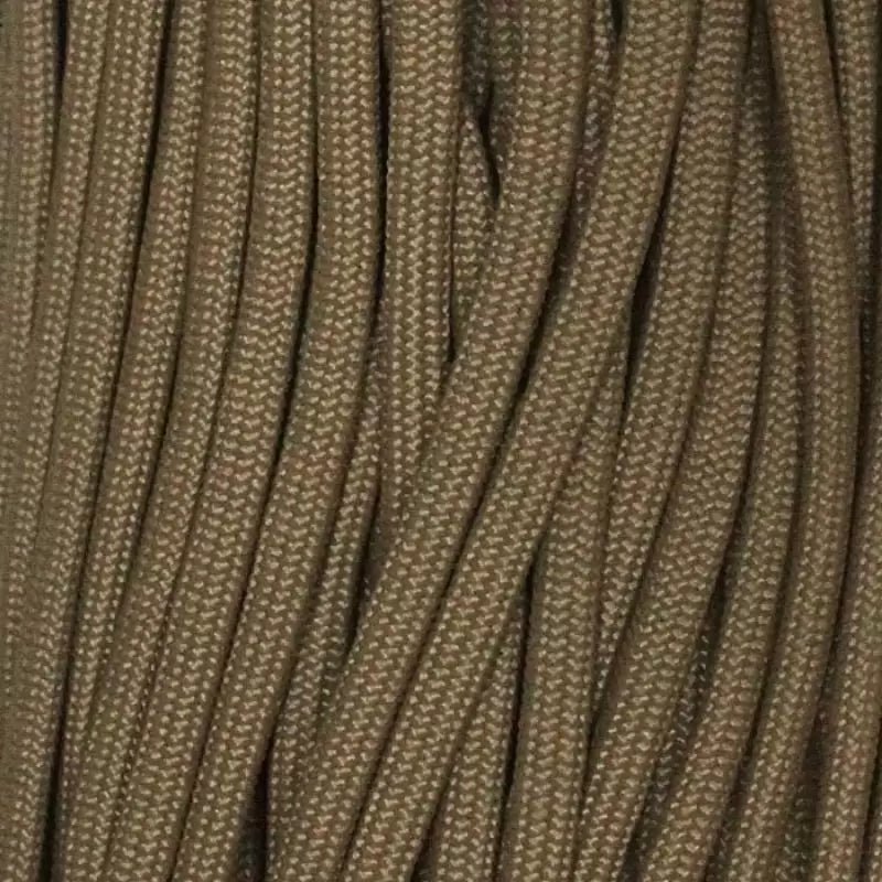 Coyote Brown 550 Paracord 100 feet Made in USA - BeReadyFoods.com