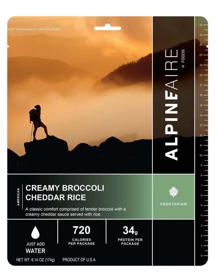 Creamy Broccoli Cheddar Rice 6.14 oz Pouch - BeReadyFoods.com