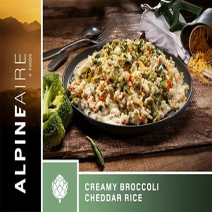 Creamy Broccoli Cheddar Rice 6.14 oz Pouch - BeReadyFoods.com