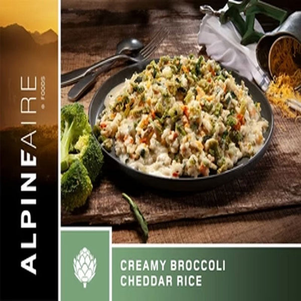 Creamy Broccoli Cheddar Rice 6.14 oz Pouch - BeReadyFoods.com
