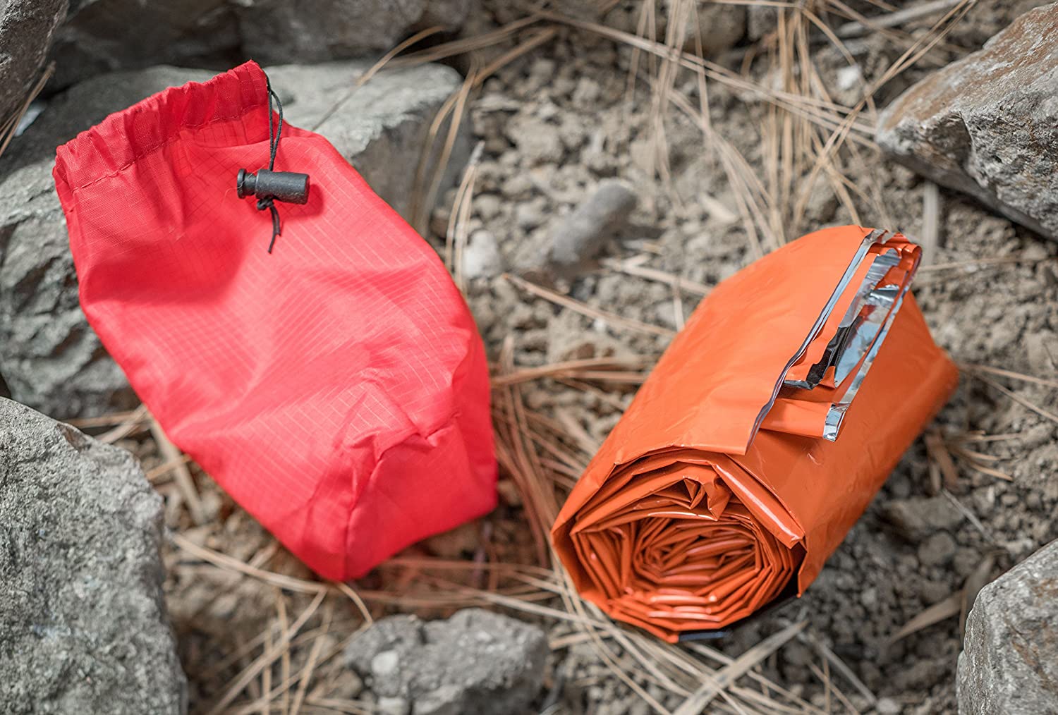 Emergency Sleeping Bag 84 X 36 Mylar Orange - BeReadyFoods.com