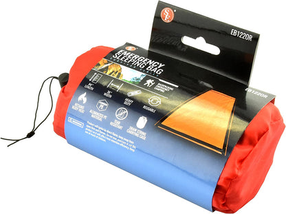 Emergency Sleeping Bag 84 X 36 Mylar Orange - BeReadyFoods.com