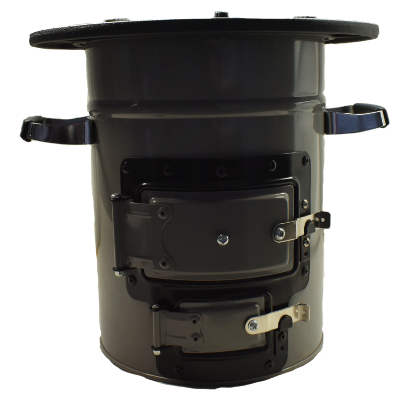 Flex Fuel Stove 2 Door for Wood Charcoal Briquettes or Biomass - BeReadyFoods.com