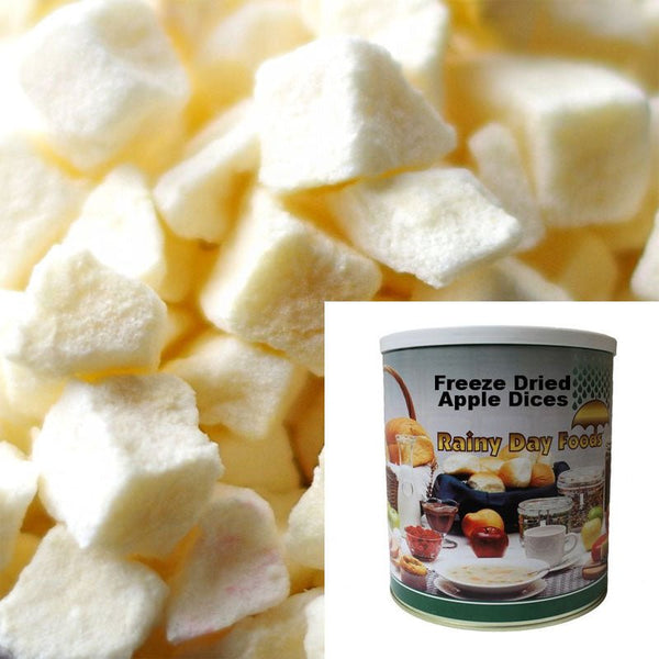 Freeze Dried Apple Dices 10 oz #10 - BeReadyFoods.com