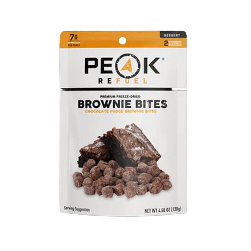 Freeze Dried Brownie Bites 4.58 oz Pouch - BeReadyFoods.com