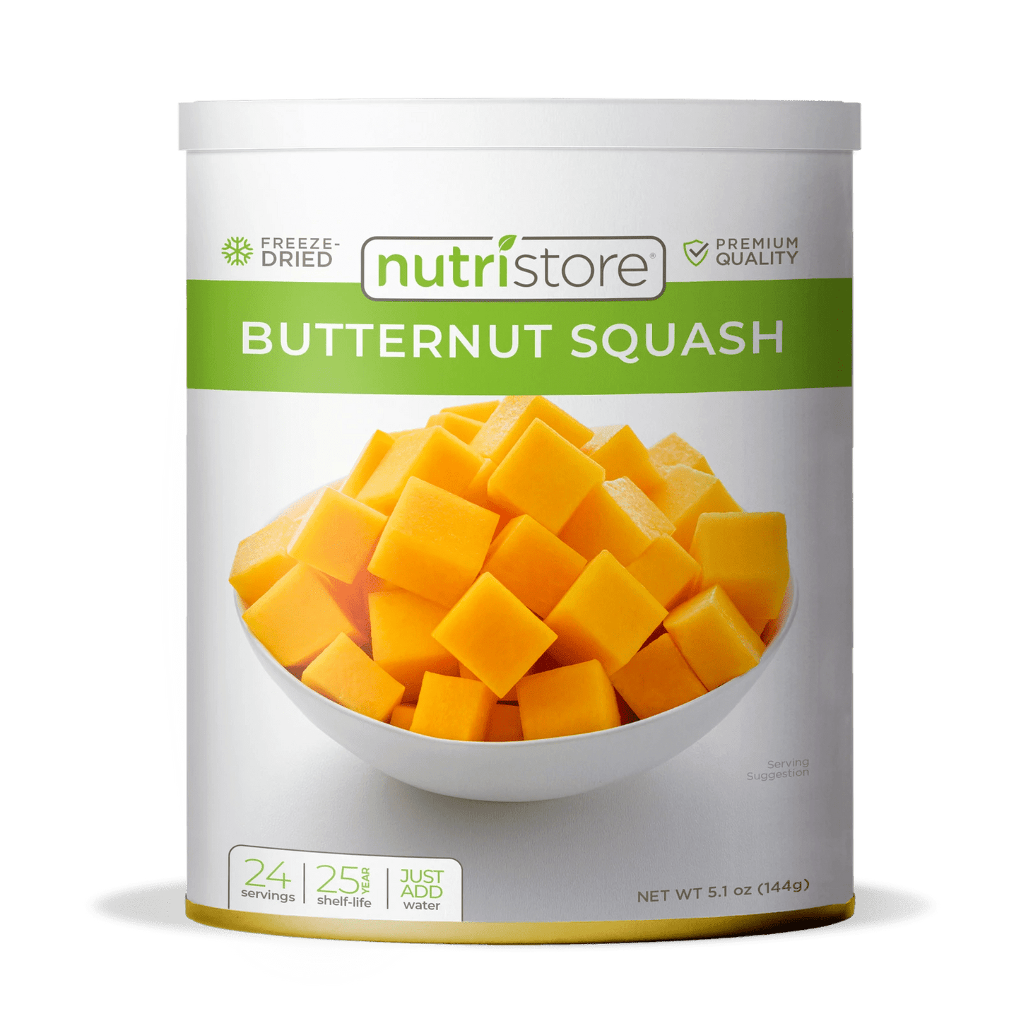 Freeze Dried Butternut Squash 5.07 oz #10 - BeReadyFoods.com