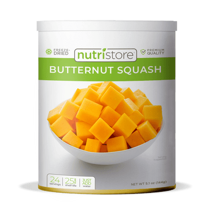 Freeze Dried Butternut Squash 5.07 oz #10 - BeReadyFoods.com