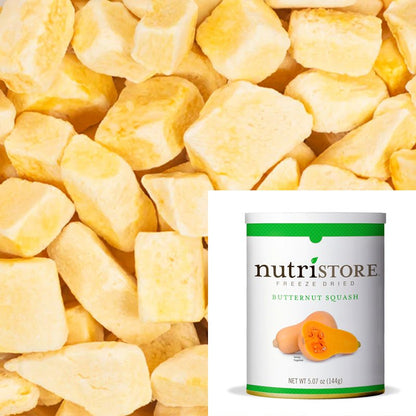 Freeze Dried Butternut Squash 5.07 oz #10 - BeReadyFoods.com