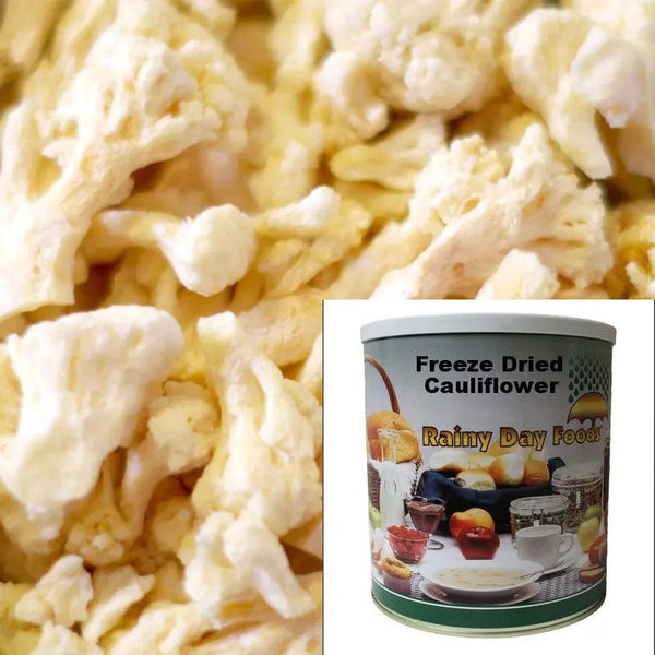 Freeze Dried Cauliflower 5 oz #10 - BeReadyFoods.com