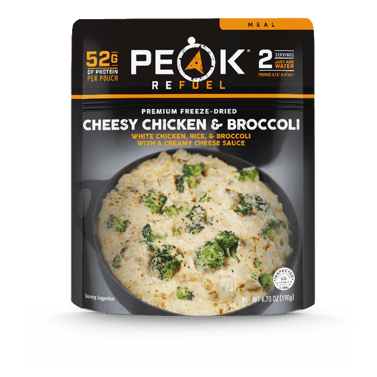 Freeze Dried Cheesy Chicken & Broccoli 6.7 oz Pouch - BeReadyFoods.com