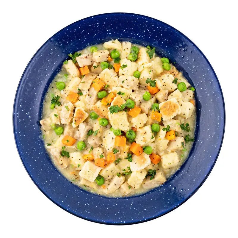 Freeze Dried Chicken and Dumplings 4.5 oz Pouch - BeReadyFoods.com