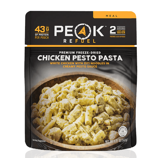 Freeze Dried Chicken Pesto Pasta 5.71 oz Pouch - BeReadyFoods.com