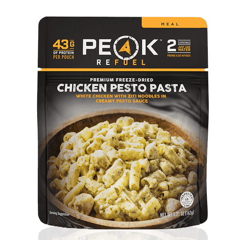 Freeze Dried Chicken Pesto Pasta 5.71 oz Pouch - BeReadyFoods.com