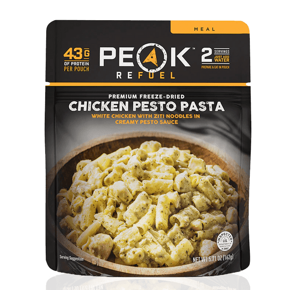 Freeze Dried Chicken Pesto Pasta 5.71 oz Pouch - BeReadyFoods.com