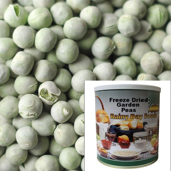 Freeze Dried Garden Peas 18 oz #10 - BeReadyFoods.com