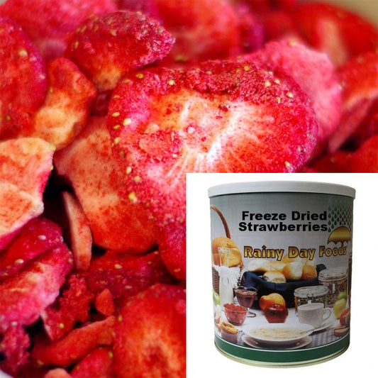 Freeze Dried Strawberries 6 oz #10 - BeReadyFoods.com