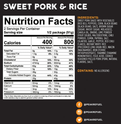 Freeze Dried Sweet Pork 6.07 oz Pouch - BeReadyFoods.com