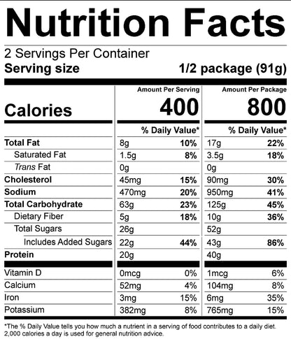 Freeze Dried Sweet Pork 6.07 oz Pouch - BeReadyFoods.com