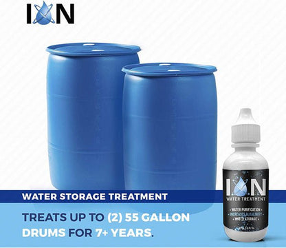 Ion Oxygen Water Treatment Drops 2 oz - BeReadyFoods.com