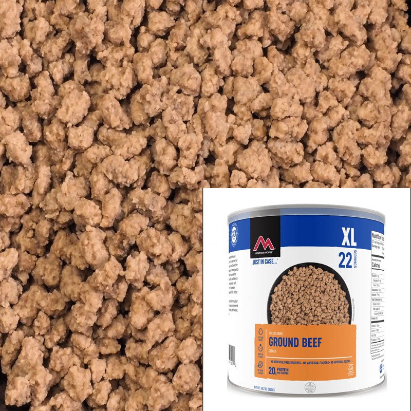 MH Cooked Ground Beef FD 29 oz #10 - BeReadyFoods.com