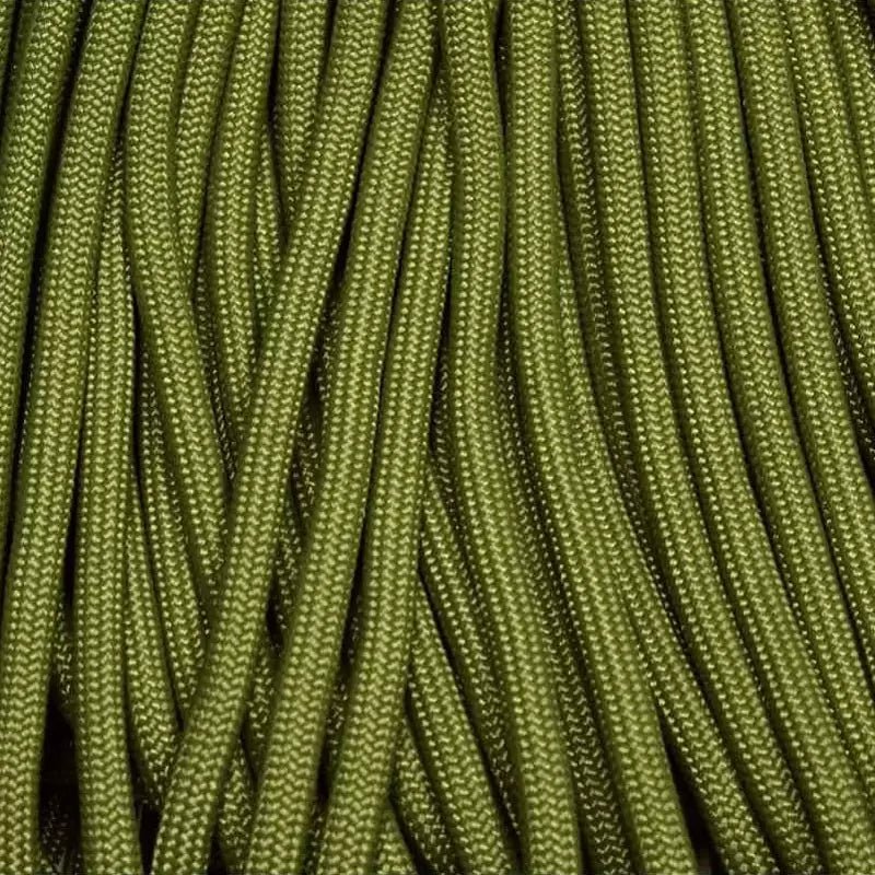 Moss Green 550 Paracord 100 feet Made in USA - BeReadyFoods.com