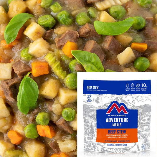 Mountain House Beef Stew 3.3 oz Pouch - BeReadyFoods.com