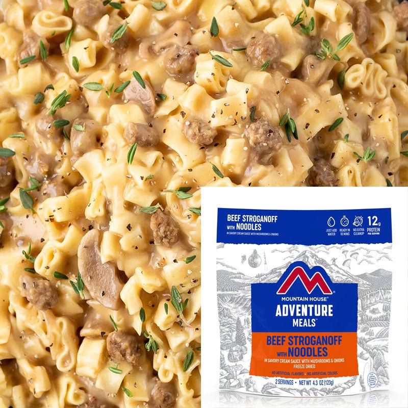 Mountain House Beef Stroganoff 4.3 oz Pouch - BeReadyFoods.com