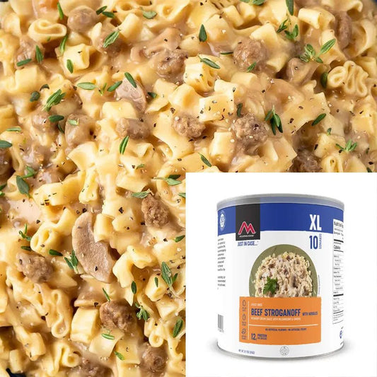 Mountain House Beef Stroganoff FD 21.2 oz #10 - BeReadyFoods.com