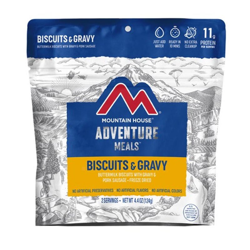 Mountain House Biscuits and Gravy 4.4 oz Pouch - BeReadyFoods.com