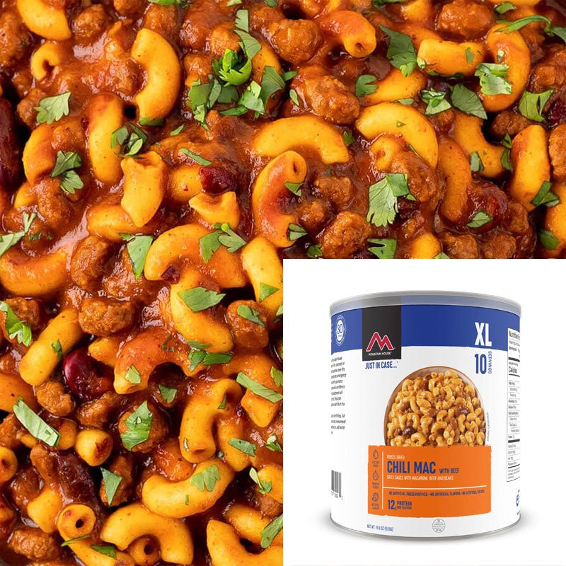 Mountain House Chili Mac with Beef FD 19.6 oz #10 - BeReadyFoods.com